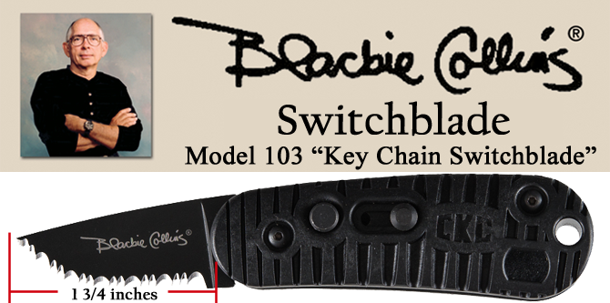 Blackie Collins Model 103 Switchblade